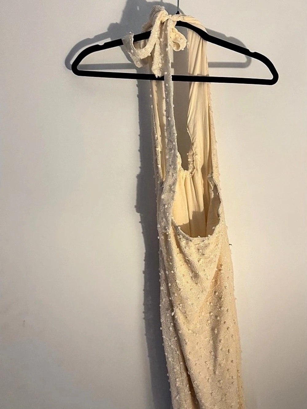 Cream Lace Maxi Dress - Picture 5 of 5
